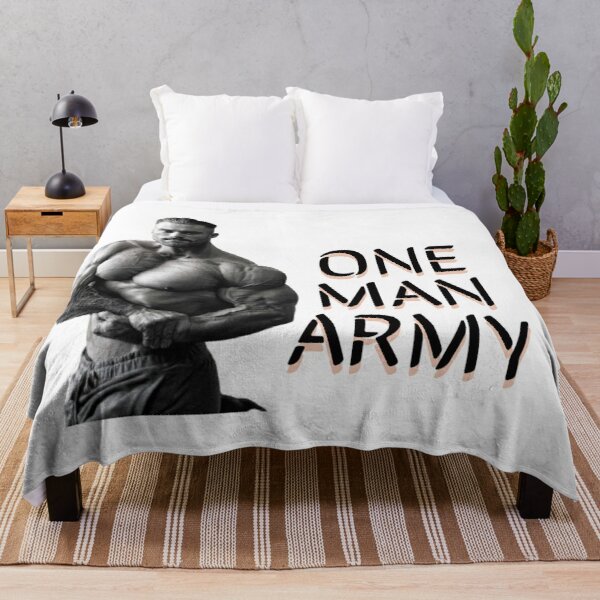 Cbum, ONE MAN ARMY Throw Blanket RB1312 product Offical CBUM Merch