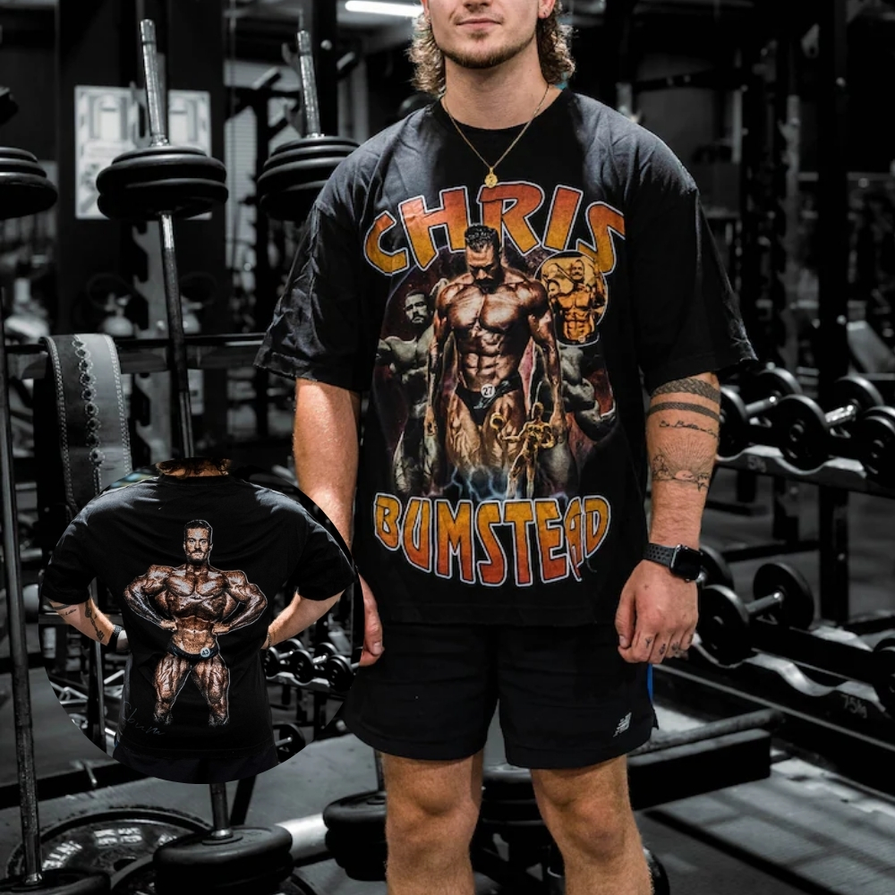CBUM T-shirts Oversized Workout Fitness Bodybuilding Men Gym