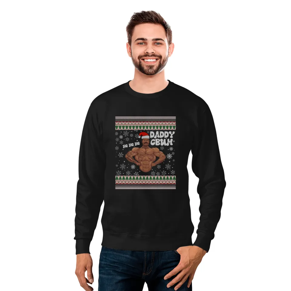 Chris Bumstead Sweatshirts – Daddy Cbum Christmas Edition 2 - Cbum Store 4a - Cbum Store