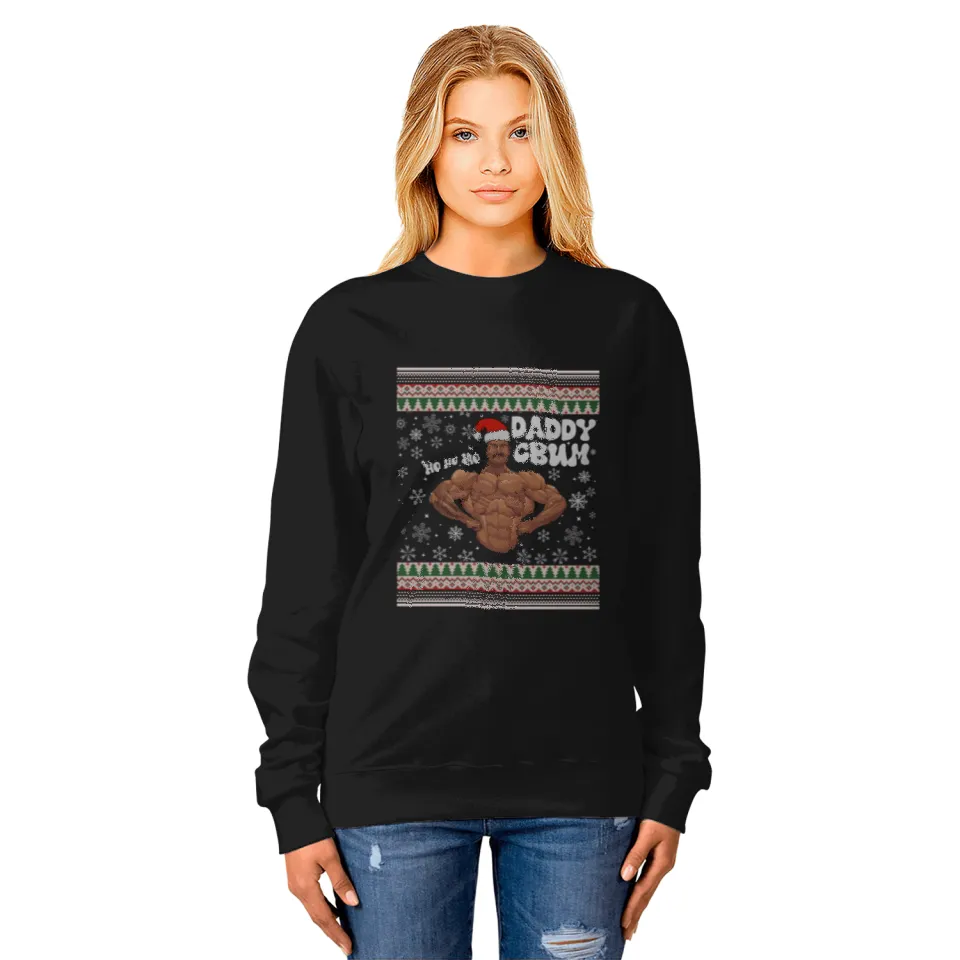 Chris Bumstead Sweatshirts – Daddy Cbum Christmas Edition 3 - Cbum Store 4aa - Cbum Store